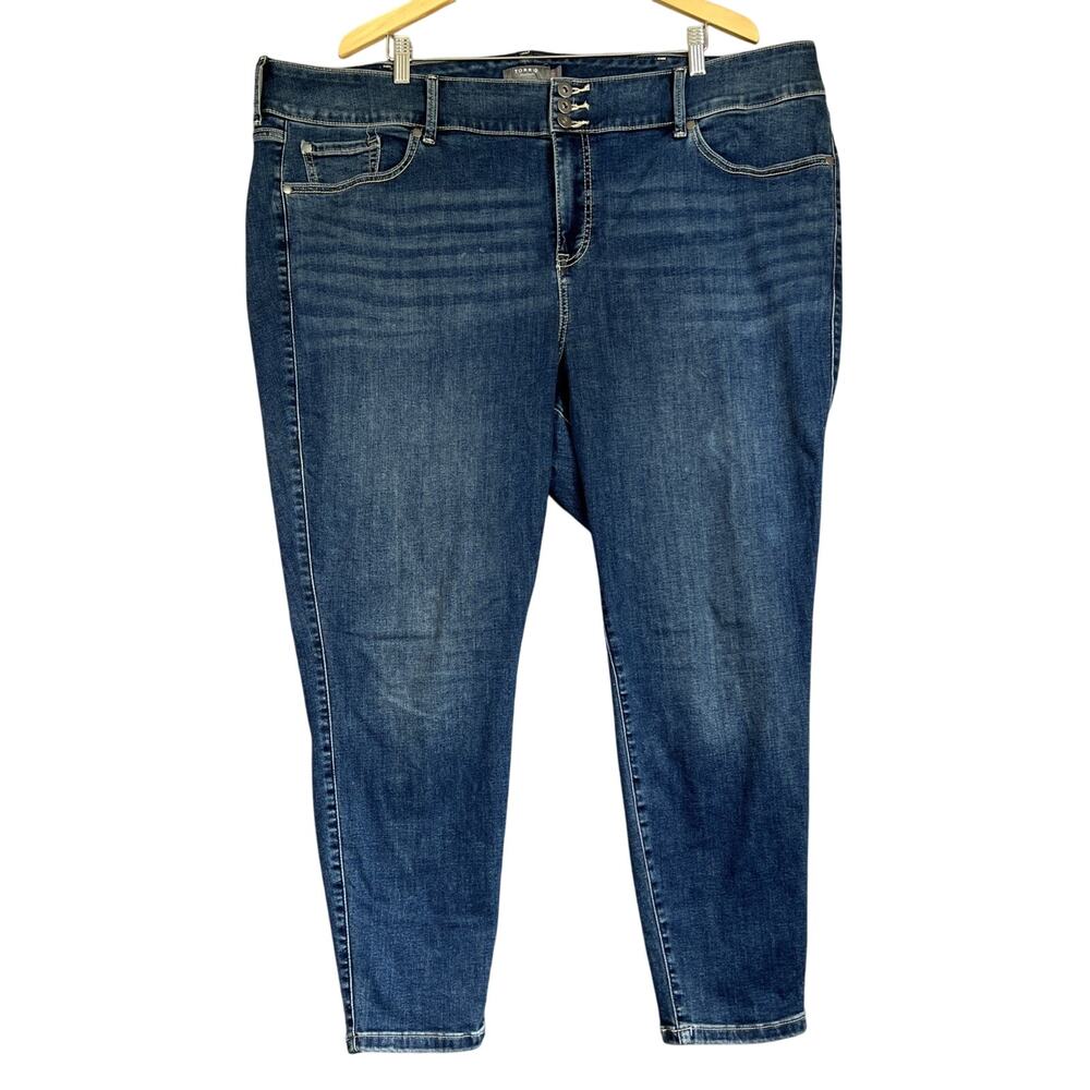 Torrid Jeans Women 26R Jegging 27" Inseam Super Soft Stretch Denim Ankle